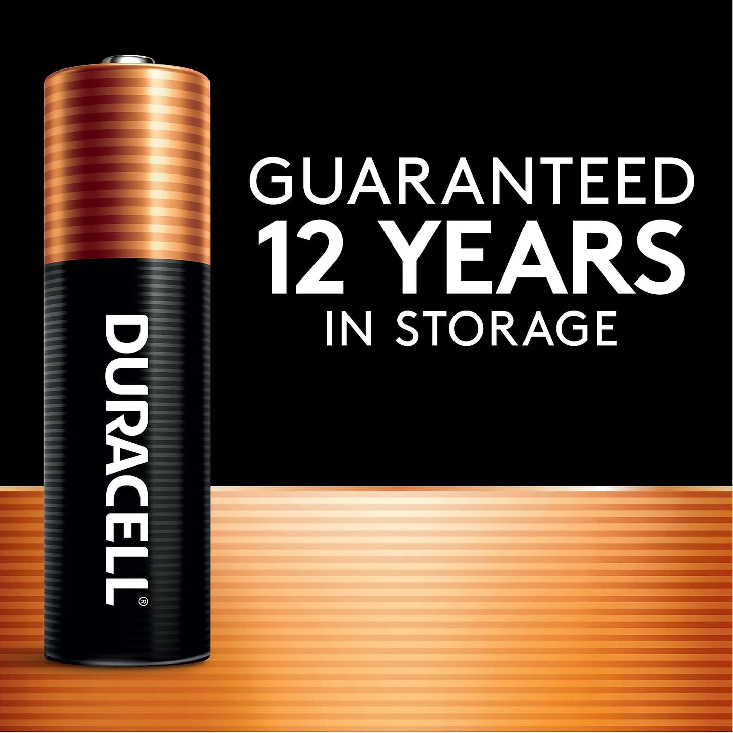 Duracell MN15P36 Standard Battery, AA, Alkaline, PK36 Lighting, 36 Count (Pack of 1), Black