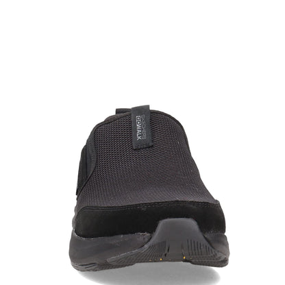 Skechers Men's Go Walk Outdoor-Athletic Slip-On Trail Hiking Shoes with Air Cooled Memory Foam, Black, 10