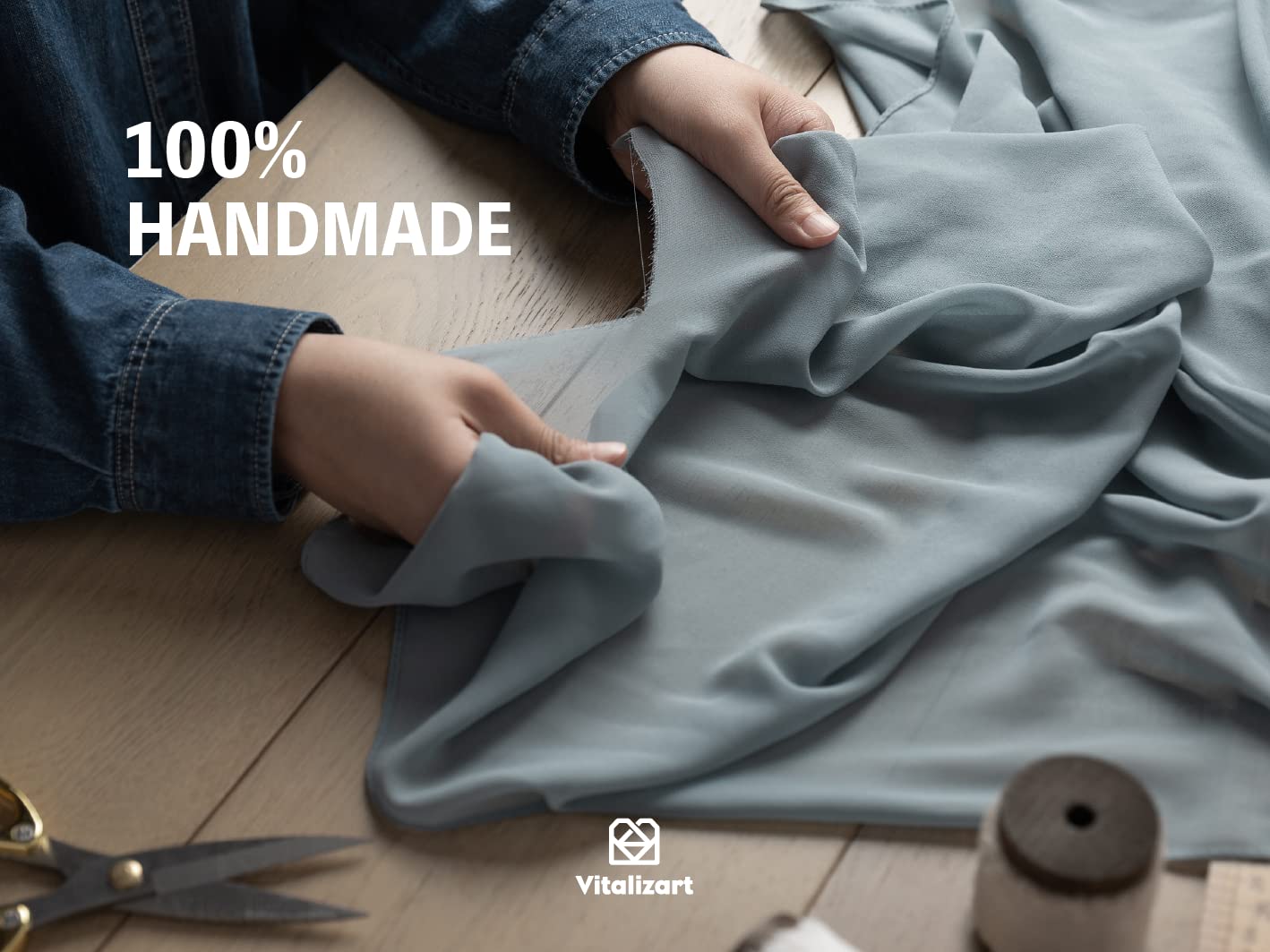 Vitalizart Fall Handmade Chiffon Silk Ribbon Fringe 1.5" x 21 Yd Terracotta Frayed Edges Ribbons for Wedding Invitations Bridal Bouquets Gifts Wrapping Crafts Holiday Party Decorations