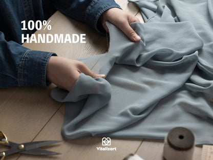 Vitalizart Fall Handmade Chiffon Silk Ribbon Fringe 1.5" x 21 Yd Terracotta Frayed Edges Ribbons for Wedding Invitations Bridal Bouquets Gifts Wrapping Crafts Holiday Party Decorations