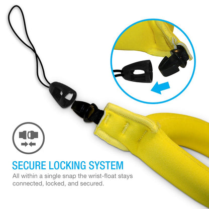 Waterproof Camera Float , Waterproof Float Strap for Underwater Camera and Waterproof Life Pouch Case - Universal Floating Wristband/Hand Grip Lanyard Works with GoPro, Nikon, Canon, Sony,Pentax,Camco