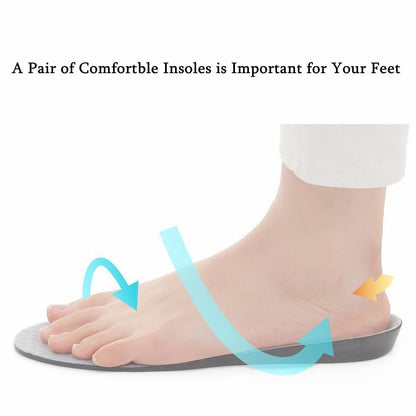 Shoe Insoles, Memory Foam Insoles, Providing Excellent Shock Absorption and Cushioning for Feet Relief, Comfortable Insoles for Men and Women for Everyday Use, M [US M: 6.5-9/W: 7.5-10]