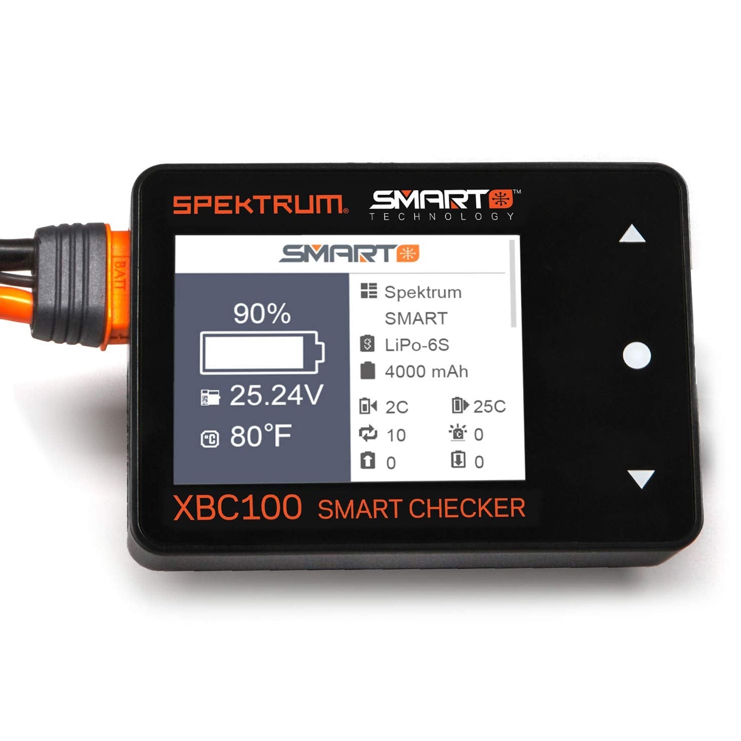 Spektrum XBC100 Smart Battery Checker & Servo Driver for RC: SPMXBC100, Black
