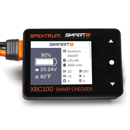 Spektrum XBC100 Smart Battery Checker & Servo Driver for RC: SPMXBC100, Black