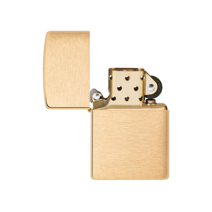 Zippo Lighter Solid brass with brushed finish