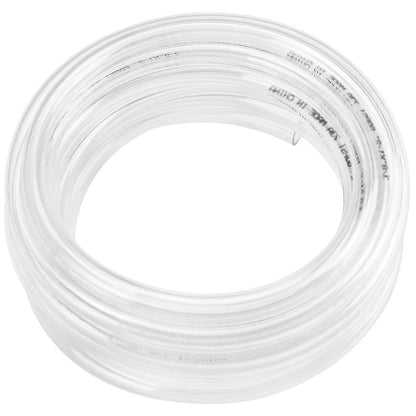 Eastrans 10ft x 1/4" ID Clear Vinyl Tubing, Flexible Hybrid PVC Tubing Hose, Lightweight Plastic Tube UV Chemical Resistant Vinyl Hose, BPA Free and Non Toxic