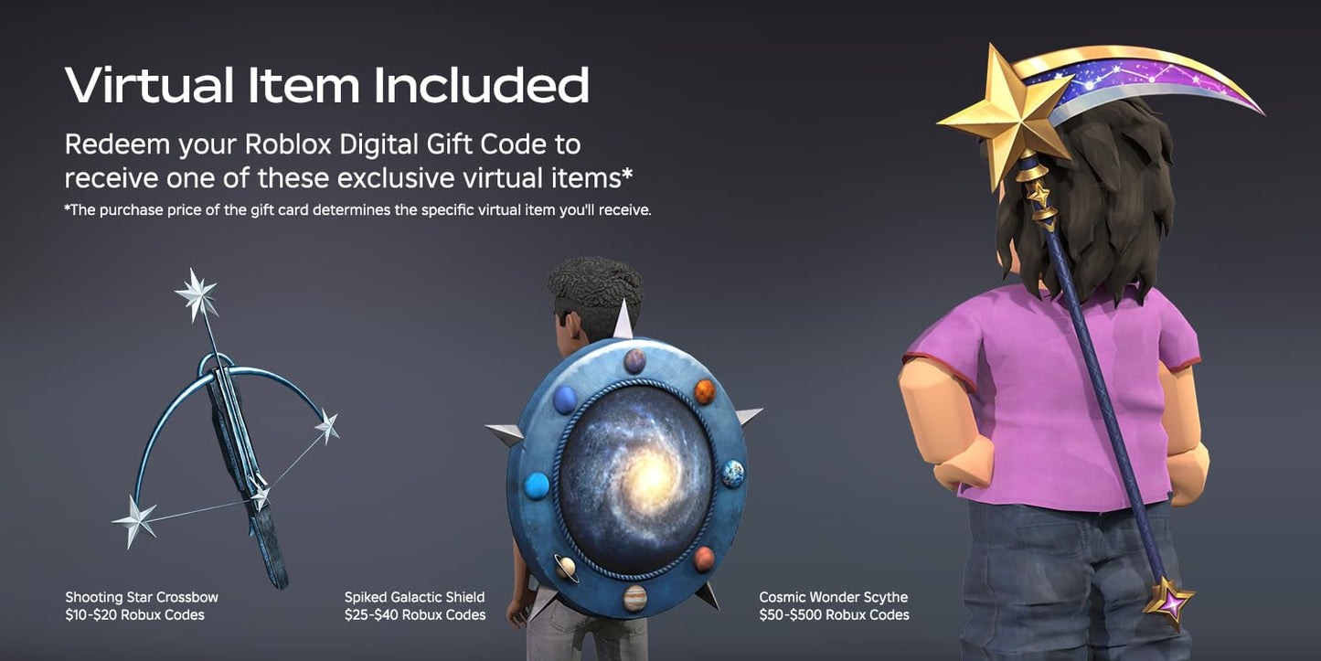 Roblox Digital Gift Card - 2,000 Robux [Includes Exclusive Virtual Item] [Digital Code]