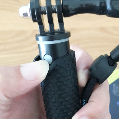 Trehapuva 19” Short Extension Selfie Stick Compact Handle Grip Adjustable Waterproof Monopod Pole Compatible with GoPro Hero 13 12 11 10 9 8 7 6 5 AKASO DJI Osmo Action Camera(Mini Size)