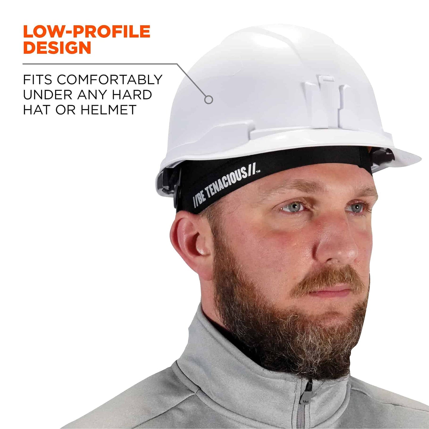 Ergodyne Chill Its 6632 Cooling Skull Cap, Sweat Wicking Helmet Liner, UPF 50 Sun Protection