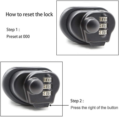 RioRand Trigger Lock 3 Digit Combination Gun Lock Gun Trigger Lock Accessories (3PCS)