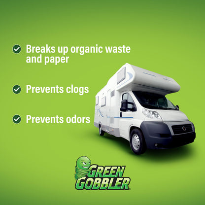 Green Gobbler, Portable Toilet Porta Potty Chemical Waste DIGESTANT & DEODORIZER - 1 Gallon/Fresh Scent (Up to 42 Doses per Gallon)