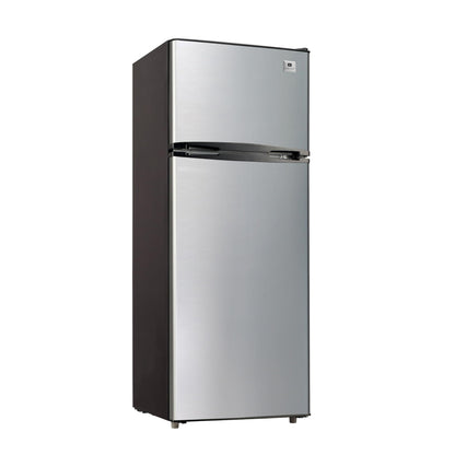 ARCTIC CHEF ACFR725AMZ6COM 2 Door Apartment Size Refrigerator with Freezer, Stainless