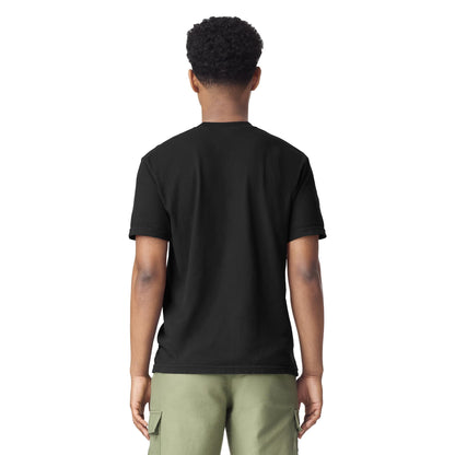 Comfort Colors Adult Short Sleeve Tee, Style G1717, Black (1-pack), Large