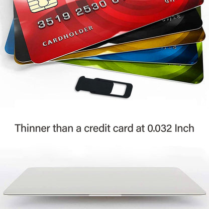 ShinyFX Webcam Cover Slide, Privacy Security Cover, Large Size for Laptop Desktop PC Web Camera, Ultra Thin Privacy Shelter from Breath Lamp for iPad iPadmini iMac Mac Book Mini (Black L-3 Pack)