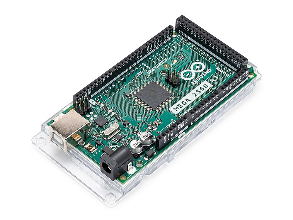 Arduino Mega 2560 REV3 [A000067] – ATmega2560, 16MHz, 54 Digital I/O, 16 Analog Inputs, 256KB Flash, USB, Compatible with Arduino IDE for Advanced Projects