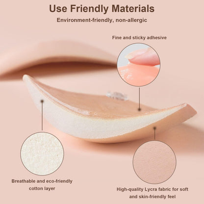 Awant Strapless Sticky Bra (US, Cup Band, A, Beige)