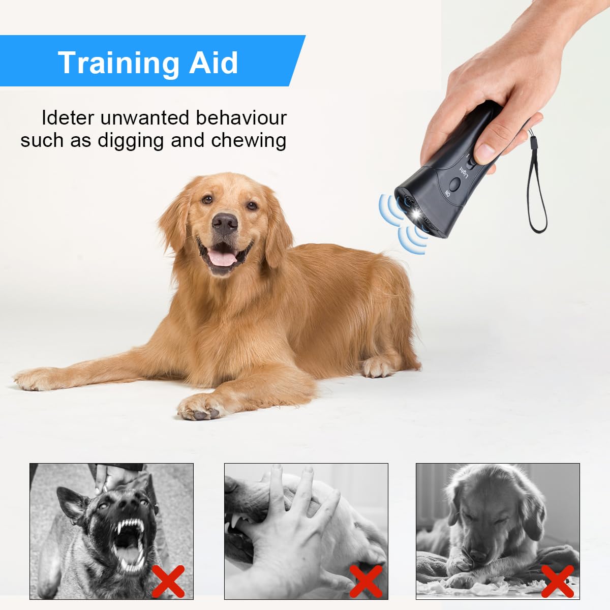 QZC Super Ultrasonic Dog Chaser,Training Dog Banish Dog Machine,Stop Animals Attacks Aggression