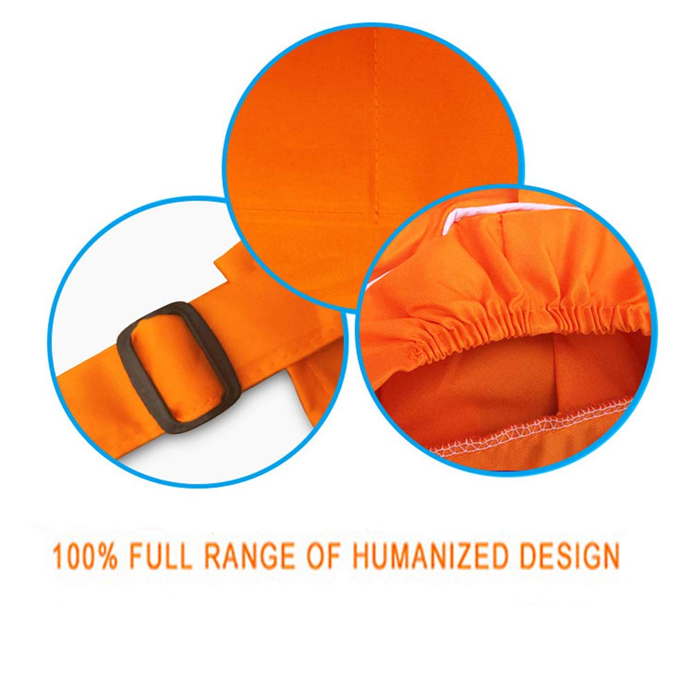 Tamicy 10 Pieces Kids Chef Hat and Apron Set - Child Kitchen Bib Aprons with Pockets Girls Boys Chef Hats for Cooking Baking Gardening Painting Wear (Rose Red,Green,Blue,Orange,Purple)