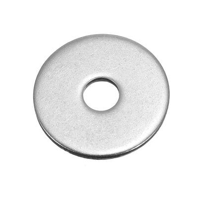 1/4" x 1" Stainless Fender Washer,18-8 (304) Stainless Steel Flat Washer,1/4" ID x 1" OD x 0.078" Thick(40Pcs)