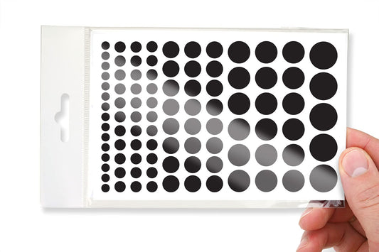 BLOCKED Stackable Webcam/Camera Vinyl Covers | 95 Low-Tack Restickable Webcam Stickers | 5-Sizes | Black 95-Pack (Ultra Glossy)