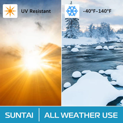 100FT RV Water Hose,5/8” Drinking Water Hose Lead-free, 3/4" Solid Aluminum Fittings-No Leak,Garden hose Extender/Hose Reel Connector with Adjustable Twist Hose Nozzle For RV/Trailer/Camping/Truck