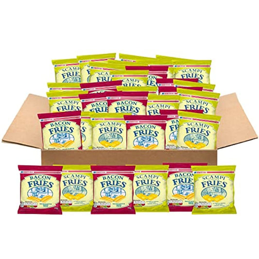 Smiths Bacon and Scampi Fries Savoury Snacks Selection Box (36 Single Bags)