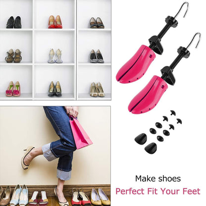 eachway Shoe Stretcher Shoe Trees,Adjustable Length & Width for Men and Women（For Women's 5.5-10