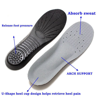 Shoe Insoles, Memory Foam Insoles, Providing Excellent Shock Absorption and Cushioning for Feet Relief, Comfortable Insoles for Men and Women for Everyday Use, M [US M: 6.5-9/W: 7.5-10]