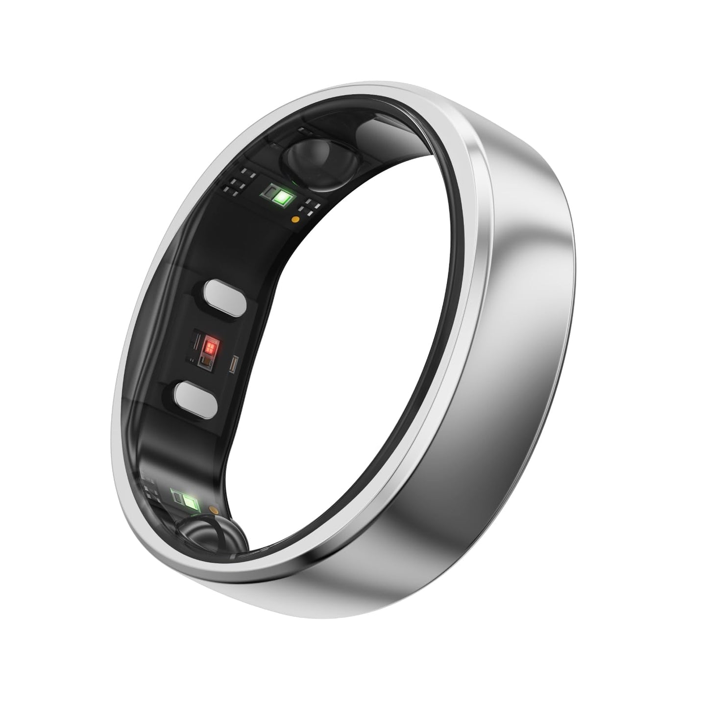 RingConn Gen 2, World’s First Smart Ring with Sleep Apnea Monitoring, No APP Subscription, 12-Day Battery Life, Stress/Heart Rate/Women's Health Tracker, Android & iOS Compatible (Silver, Size 10)