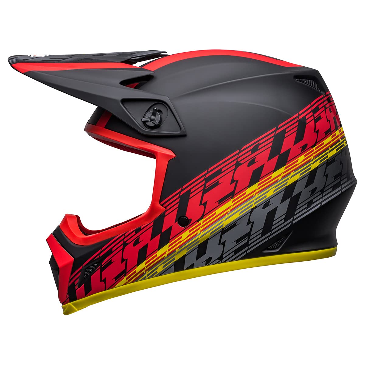 Bell MX-9 MIPS Dirt Helmet (Offset Matte Black/Red - 2X-Large)