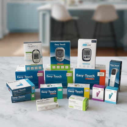 Easy Touch U-100 Insulin Syringe with Needle, 31G 1cc 5/16-Inch (8mm), Box of 100