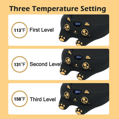 PUSEE Mug Warmer,Coffee Warmer for Desk Candle Warmer Auto Shut Off,Coffee Cup Warmer with 3 Temp Settings,Electric Beverage Warmer Plate for Coffee,Tea,Water Milk and Cocoa(Not Include Cup)