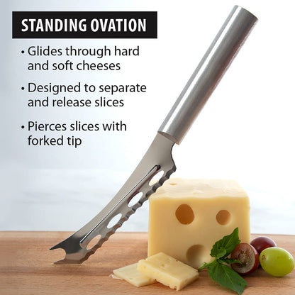 RADA Cutlery Cheese Knife, Made in USA, Silver Handle