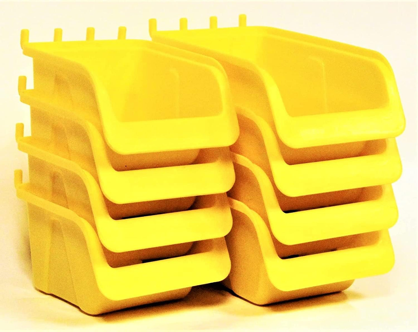 WallPeg Peg Board Bin Kit - Kit PB-4 - Pegboard Accessories for Garage Storage & Tool Organizer - Workbench Bins Pegboard Accessories