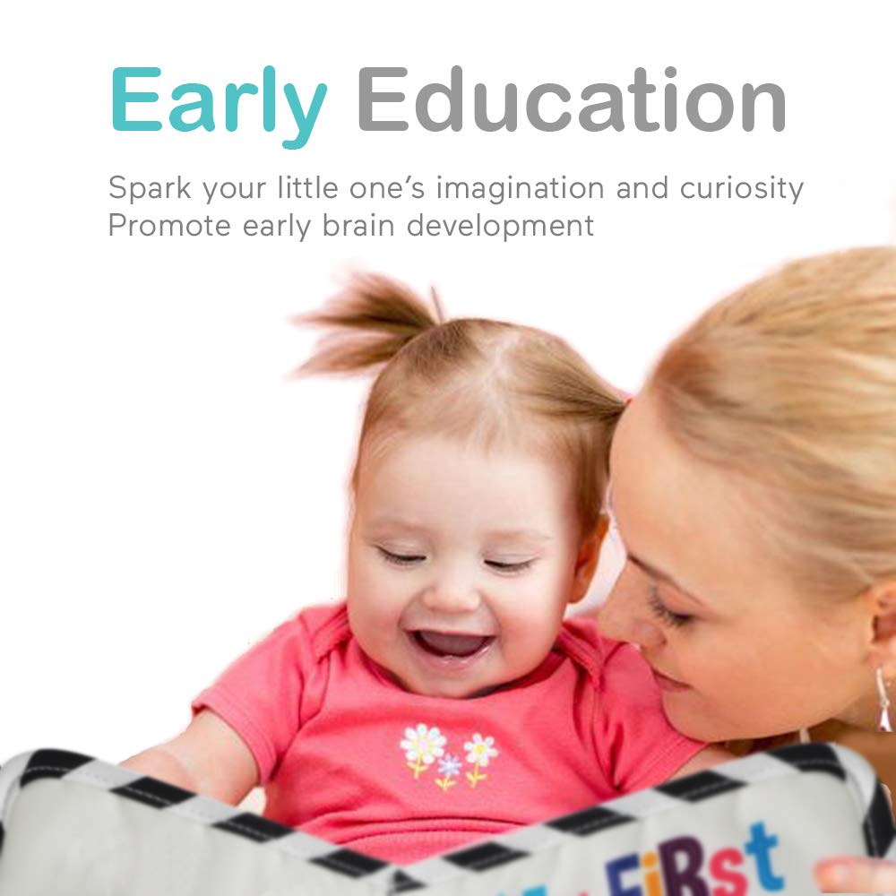 Urban Kiddy™ Baby's My First Family Album | Soft Photo Cloth Book Gift Set for Newborn Toddler & Kids (Elephant)