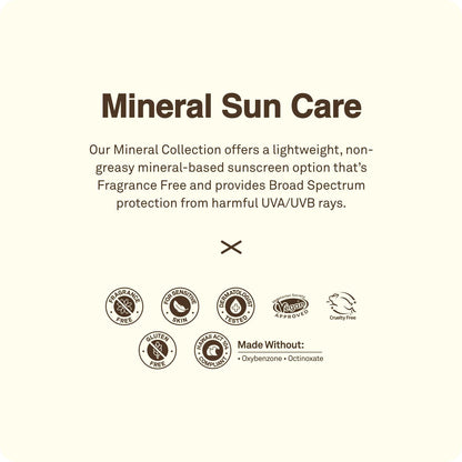 Sun Bum Mineral SPF 50 Sunscreen Body Lotion - Broad Spectrum Moisturizing Sunscreen with Vitamin E - Vegan and Hawaii 104 Act Compliant (Made without Octinoxate & Oxybenzone) - Travel Friendly 3 oz