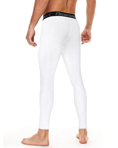 Roadbox Compression Pants Men Cooling Dry Base Layer Bottoms Outdoor Sports Cycling Tights Leggings for Basketball Football Running