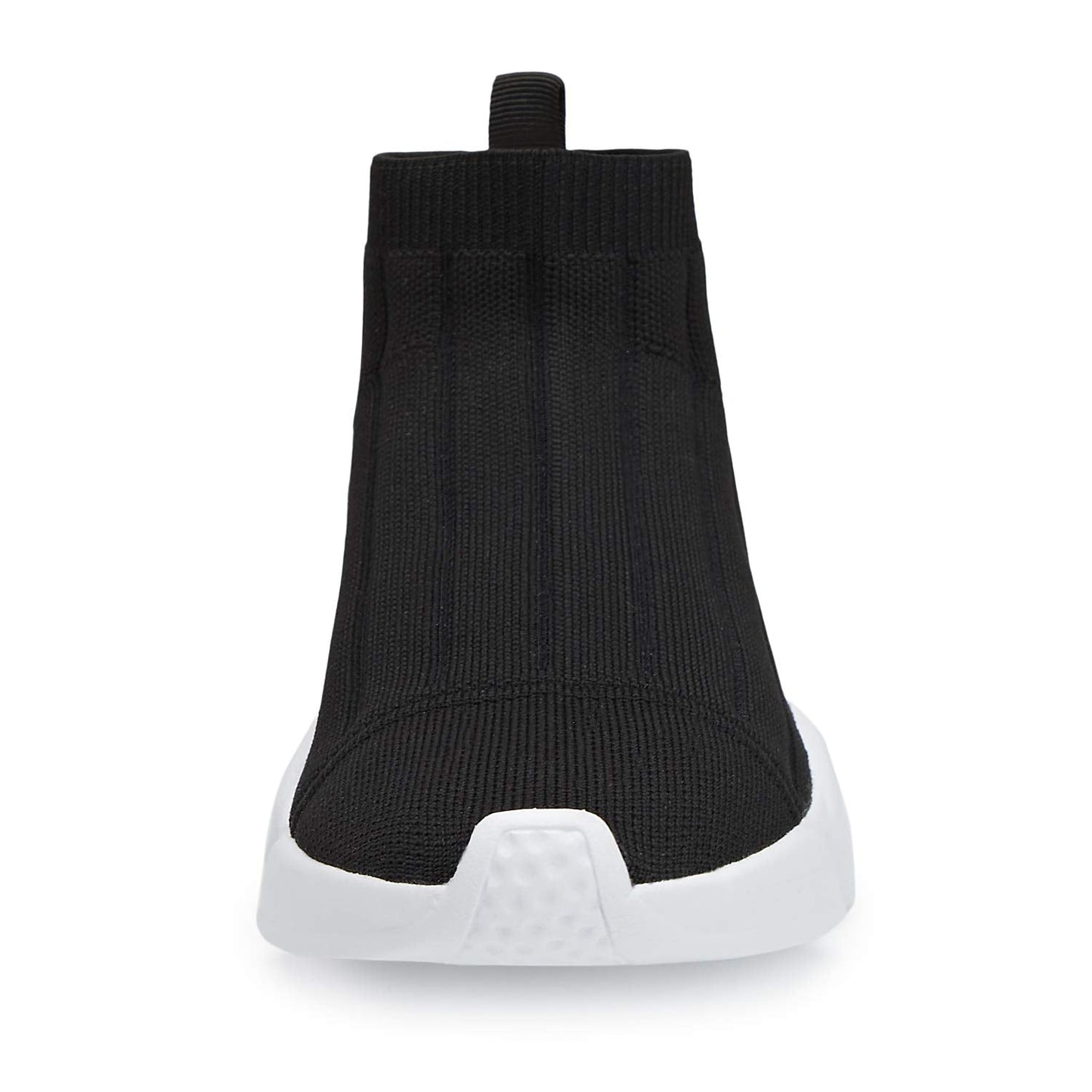 Casbeam Men's Running Knit Comfortable Lightweight Breathable Casual Sports Shoes Fashion Sneakers Slip-On Walking Shoes Black Size 11