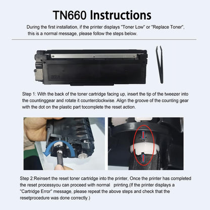 TN660 Toner Cartridge Replacement Compatible for Brother TN 660 TN-660 TN630 High Yield to use with HL-L2380DW HL-L2320D HL-L2340DW DCP-L2540DW MFC-L2700DW MFC-L2720DW Printer (Black, 4 Pack)