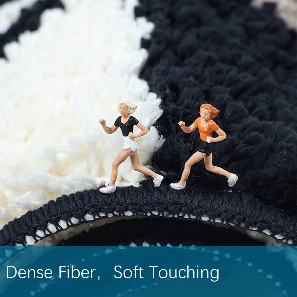 ZebraSmile Bathroom Rugs - Cat Bathroom Rug Non Slip Washable Soft Bath Mat Shower Room Bathmat Funny Doormat Cat Bath Rug19.5 X 31.5 in