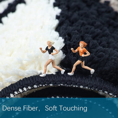 ZebraSmile Bathroom Rugs - Cat Bathroom Rug Non Slip Washable Soft Bath Mat Shower Room Bathmat Funny Doormat Cat Bath Rug19.5 X 31.5 in