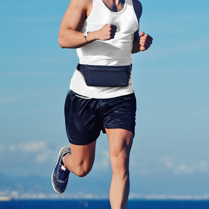 Ryaco Money Belt for Travel, Slim Passport Holder RFID Blocking Hidden Wallet Travel Essentials Pouch Women Men with Adjustable Strap Waist Bag to Protect Cash, Credit Cards and Travel Documents