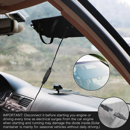 ALLPOWERS 18V 12V 5W Portable Solar Panel Car Boat Power Solar Panel Battery Charger Maintainer for Automotive Motorcycle Tractor Boat RV Batteries