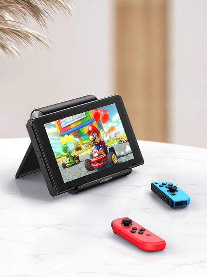 UGREEN Tablet Stand Holder Adjustable Portable Desktop Dock Office Compatible with iPad Pro 11 9.7 10.5 Air Mini 5 4 3 2 iPhone 17 16 15 14 13 12 Black