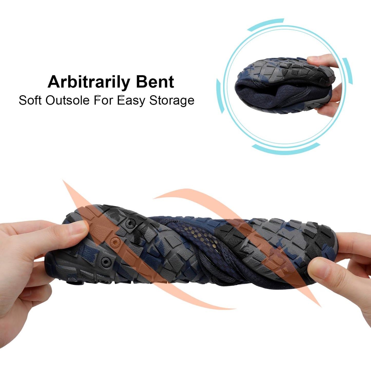 Centipede Demon Womens and Mens Water Shoes Thicken Soles Cozy Breathable Barefoot Athletic Aqua Shoes for Beach Swim Pool Diving Hiking Water Sports 8 Women/6.5 Men