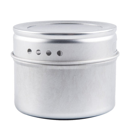 Bekith 20 Pack Magnetic Spice Tins Storage Spice Containers, Clear Top Lid with Sift or Pour, Magnetic on Refrigerator and Grill, 240 PVC Spice Label Set