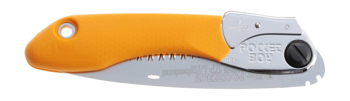Silky Professional Series PocketBoy Curved Blade Folding Saw 170mm Large Teeth (726-17)