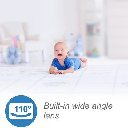 VTech RM5764-2HD 1080p Smart WiFi Remote Access 2 Camera BabyMonitor, 360° Pan & Tilt, 5" 720p HD Display, Night Vision, Soothing Sounds, 2-Way Talk, Temperature & Motion Detection, iOS & Android