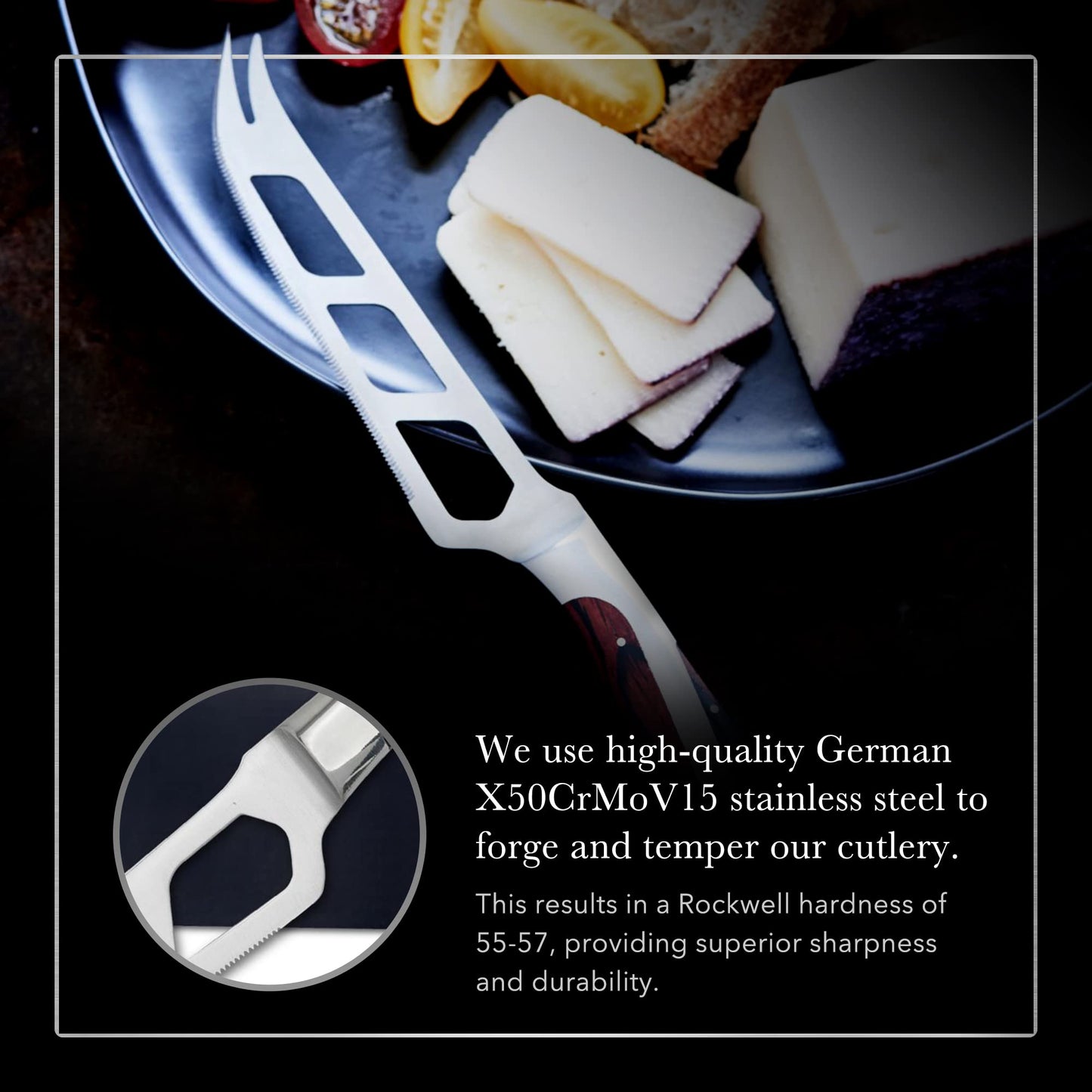 Hammer Stahl Cheese Knife - 5"