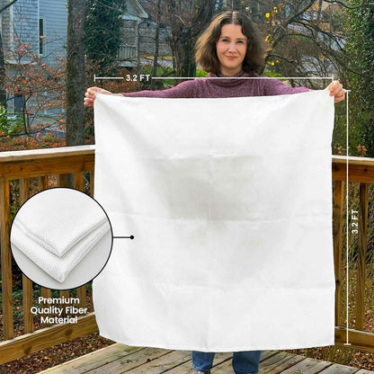 Prepared Hero Emergency Fire Suppression Blanket - 2 Pack, 40' x 40' Fiberglass Blanket for Kitchen and Home